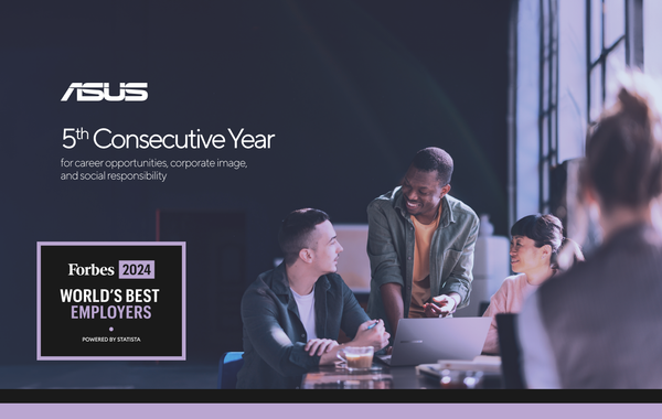 ASUS Achieves Forbes' World's Best Employers List for Fifth Consecutive Year